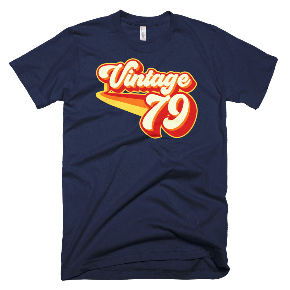 Vintage79 1979 birthday men's women's t-shirt
