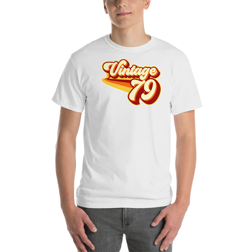 Vintage 1979 Warm Retro Lines CLASSIC FIT Short-Sleeve T-Shirt