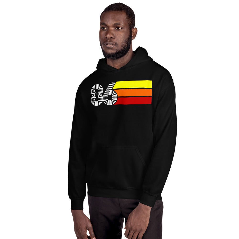 Retro Expo 1986 Men's Women's Unisex Hooded Sweatshirt