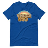Vintage 1980 Distressed Short-Sleeve Unisex T-Shirt