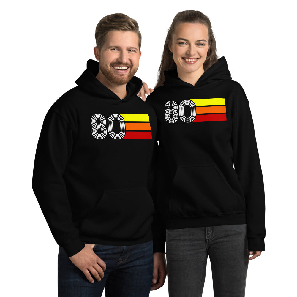 Retro Expo 1980 Men's Women's Unisex Hooded Sweatshirt