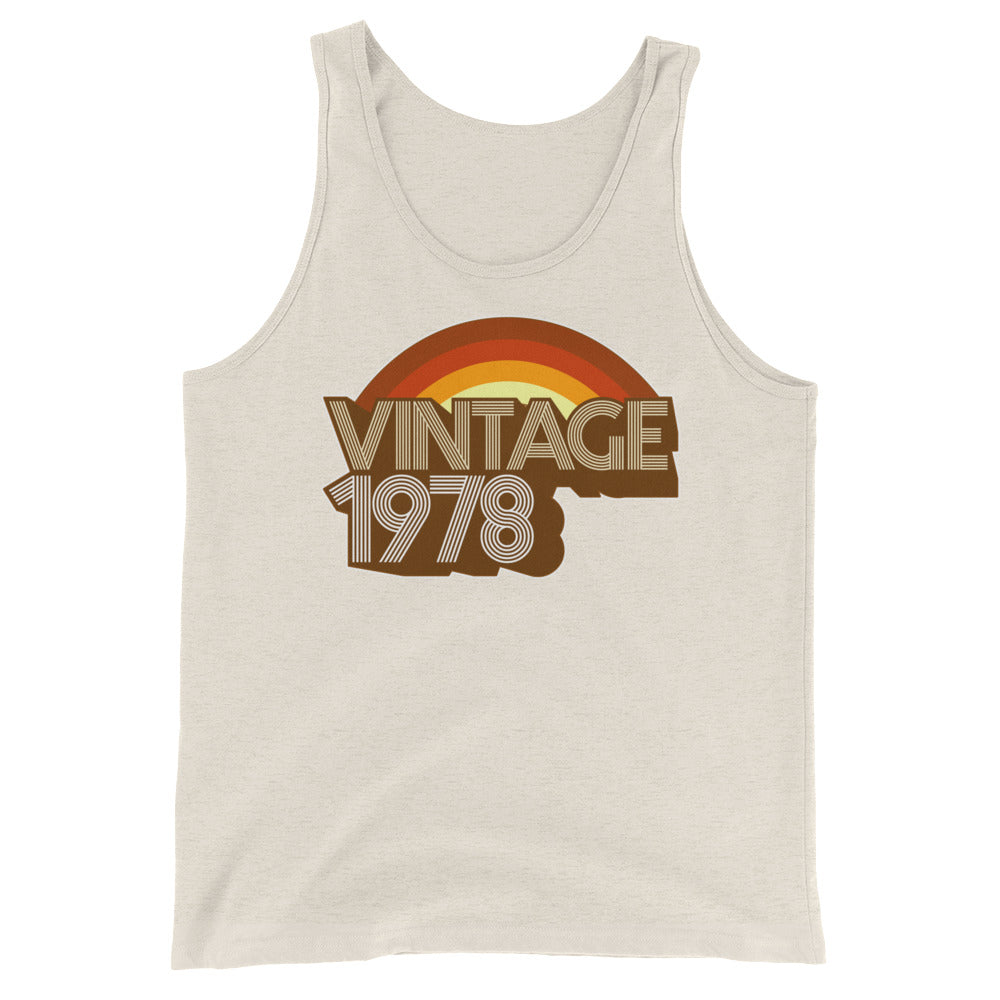 Vintage 1978 Retro Expo Unisex  Tank Top - Styleuniversal