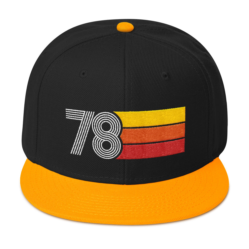 Vintage 1978 Retro Snapback Hat - Styleuniversal
