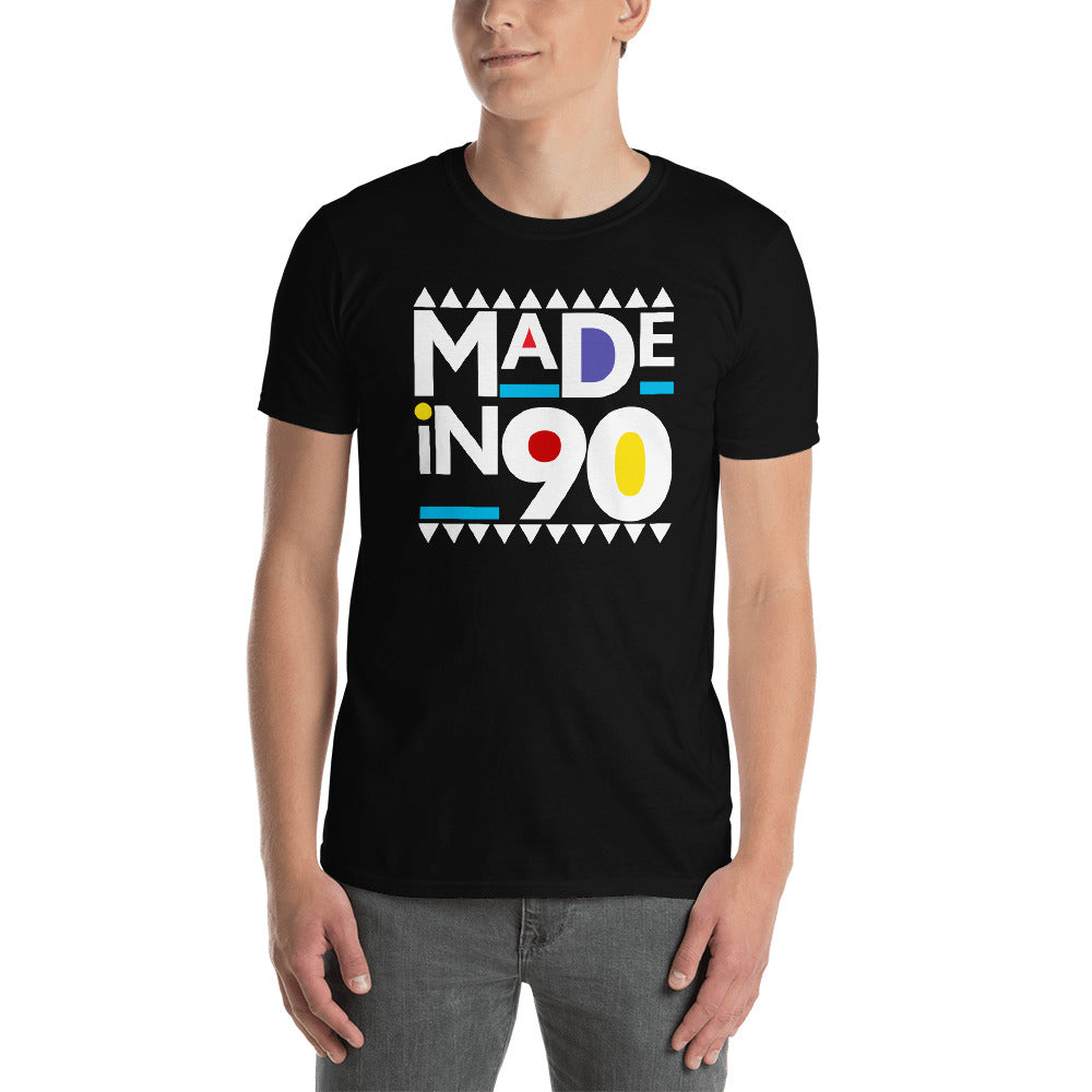 Made in 1990 Retro 90s Short-Sleeve Unisex T-Shirt
