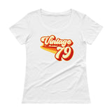Vintage 1979 Retro Ladies' Scoopneck T-Shirt - Styleuniversal