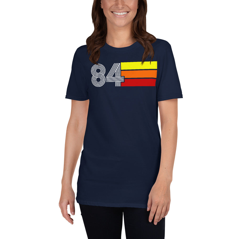 Retro Expo 1984 Men's Women's Short-Sleeve Unisex T-Shirt