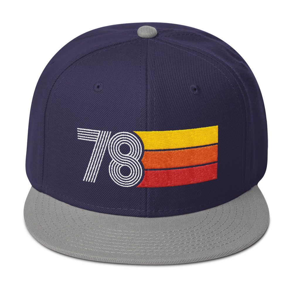 Vintage 1978 Retro Snapback Hat - Styleuniversal