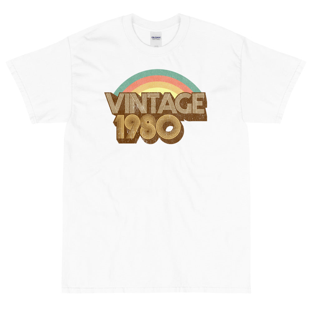 Vintage 1980 Distressed Short Sleeve T-Shirt