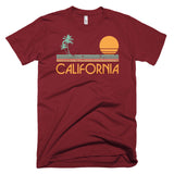 Vintage California Palm Trees and Sunset T-Shirt