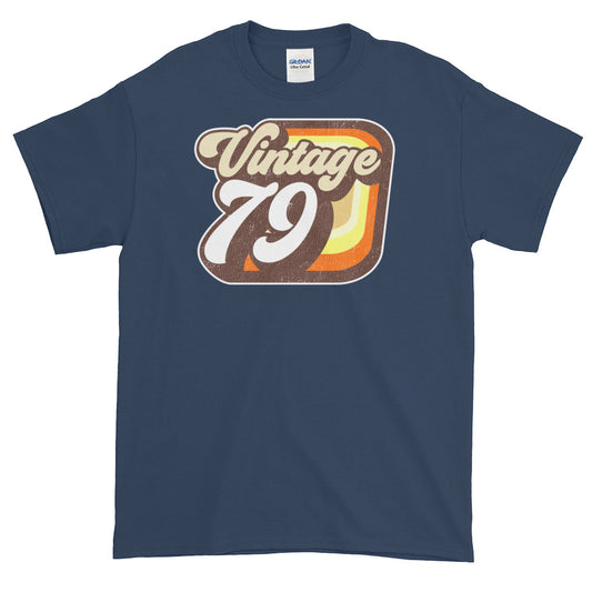 Vintage 1979 Retro Birthday Short-Sleeve T-Shirt - Styleuniversal