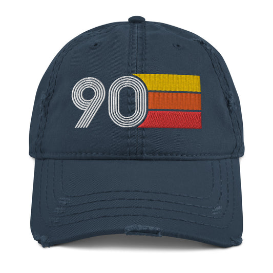 1990 Retro 90 Distressed Dad Hat