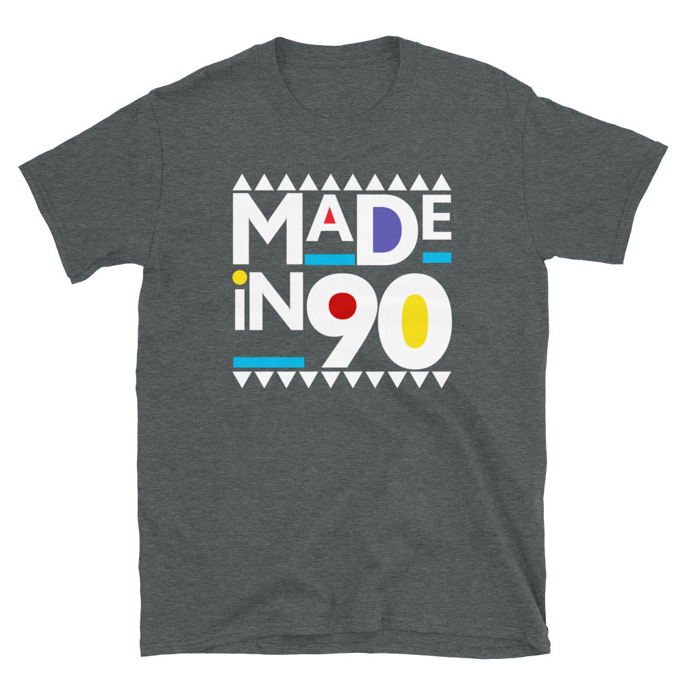 Made in 1990 Retro 90s Short-Sleeve Unisex T-Shirt