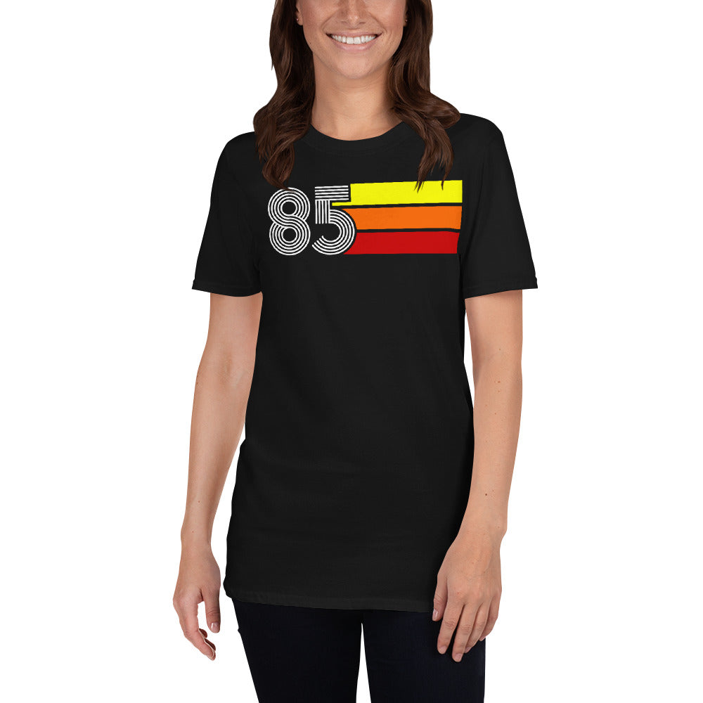 Retro Expo 1985 Men's Women's Short-Sleeve Unisex T-Shirt