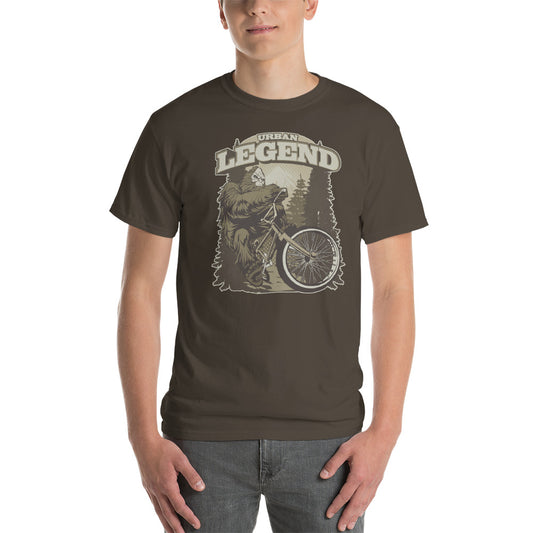 Sasquatch Urban Legend Mountain Bike Short-Sleeve T-Shirt - Styleuniversal