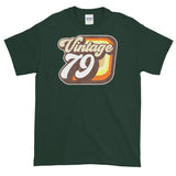 Vintage 1979 Retro Birthday Short-Sleeve T-Shirt - Styleuniversal