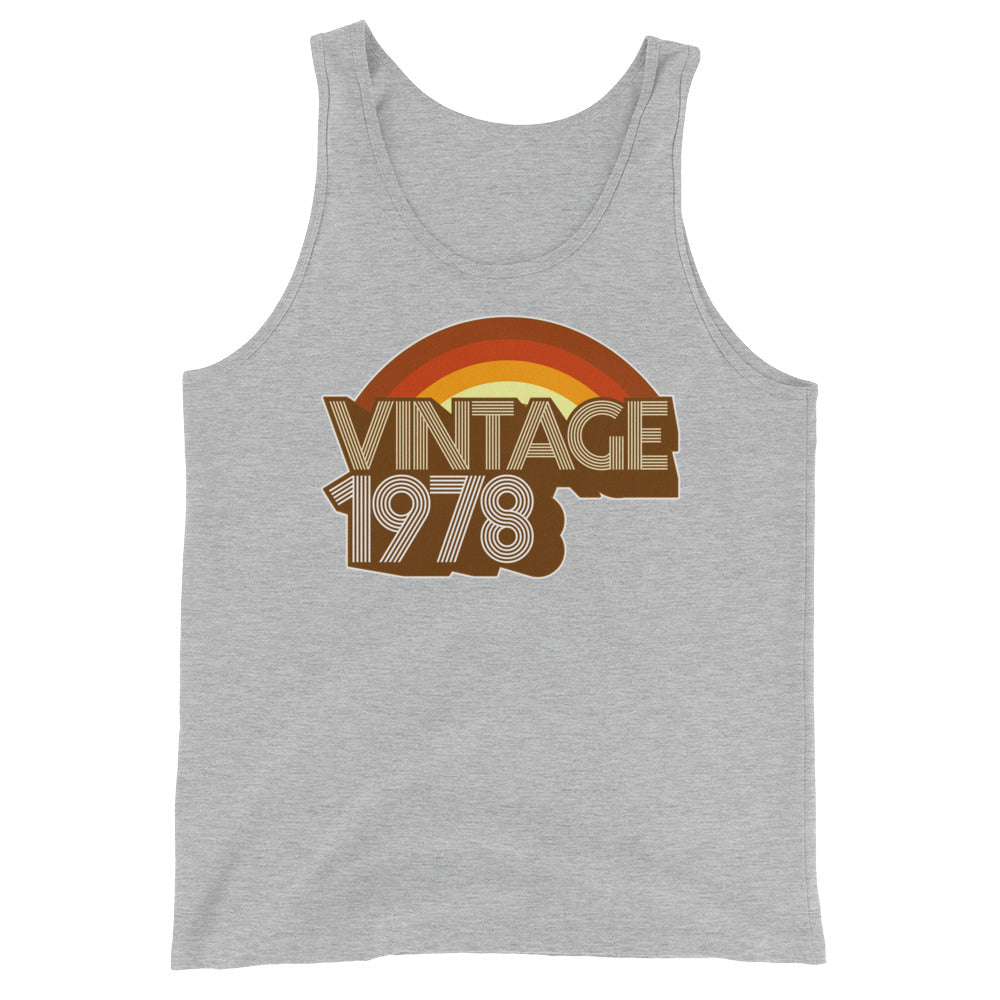 Vintage 1978 Retro Expo Unisex  Tank Top - Styleuniversal
