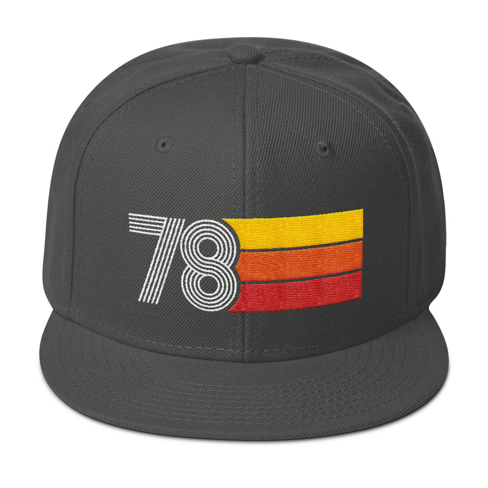 Vintage 1978 Retro Snapback Hat - Styleuniversal