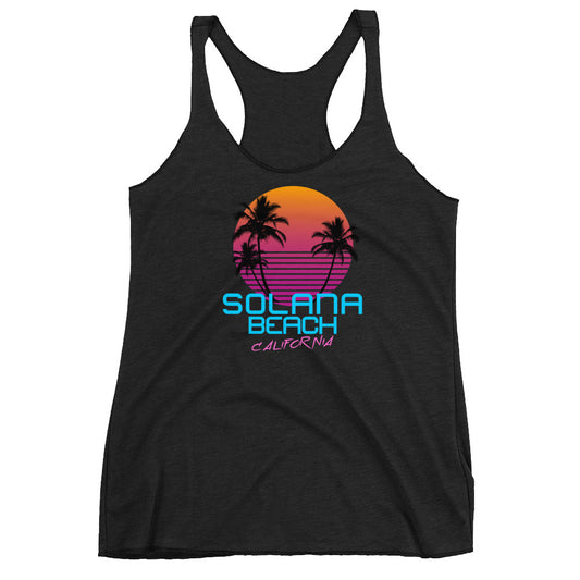 Solana Beach California Women's Racerback Tank - Styleuniversal
