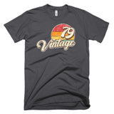 Vintage 1979 40th Birthday Retro Short-Sleeve T-Shirt for Men and Women