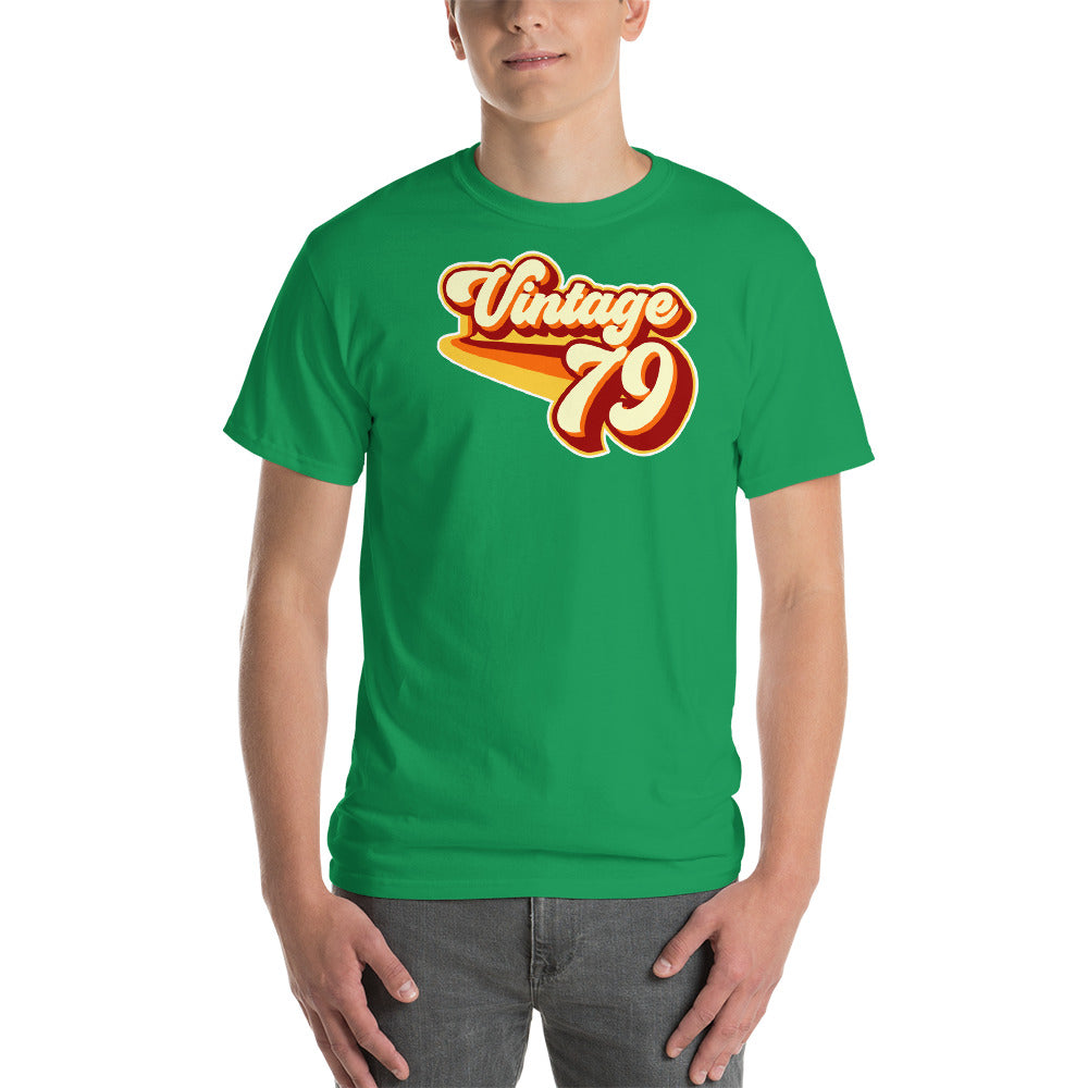 Vintage 1979 Warm Retro Lines CLASSIC FIT Short-Sleeve T-Shirt