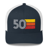 50 Number 1950 Birthday Retro Trucker Hat