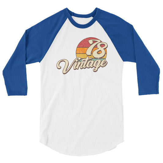 Vintage 1978 3/4 sleeve raglan shirt - Styleuniversal