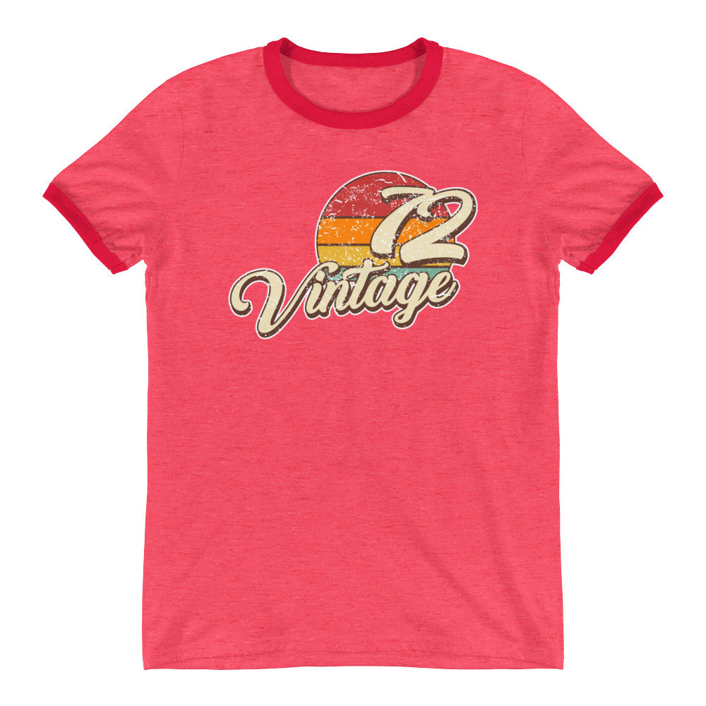 Vintage 1972 Retro Ringer T-Shirt