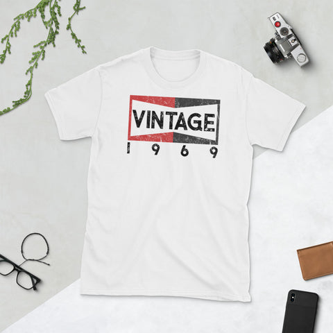 Vintage 1969 Champion 50th Birthday Once Upon in Hollywood Cliff Booth Short-Sleeve Unisex T-Shirt