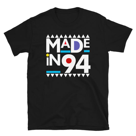 Made in 1994 Retro 90s Short-Sleeve Unisex T-Shirt