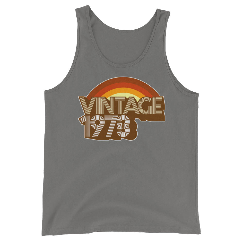 Vintage 1978 Retro Expo Unisex  Tank Top - Styleuniversal