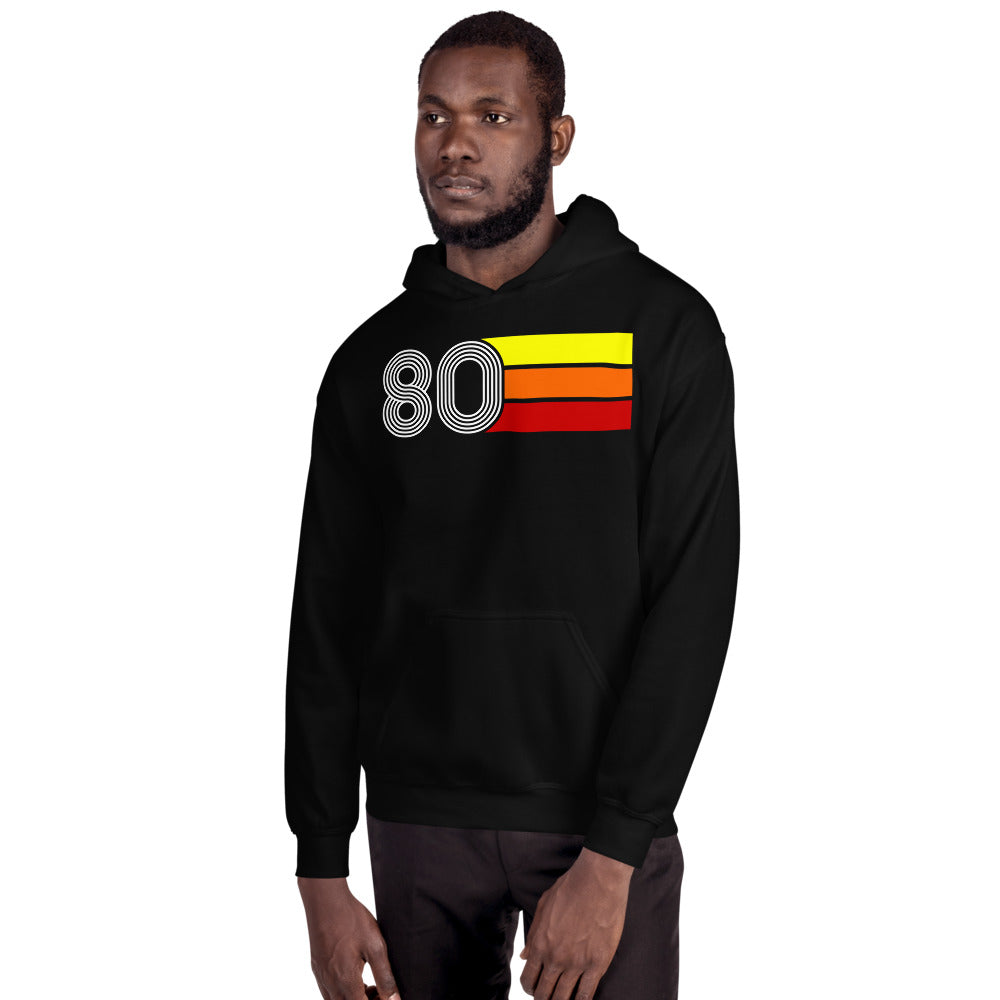 Retro Expo 1980 Men's Women's Unisex Hooded Sweatshirt