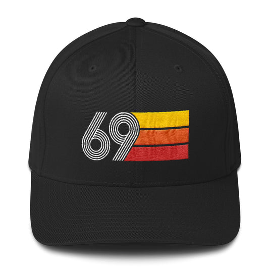 Vintage 1969 Retro Structured Twill Cap S/M - Styleuniversal