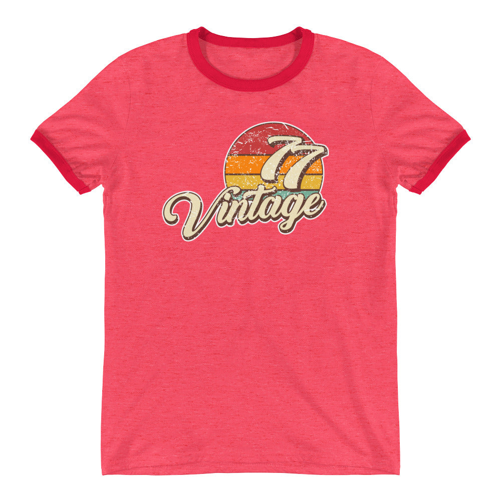 Vintage 1977 Retro Ringer T-Shirt