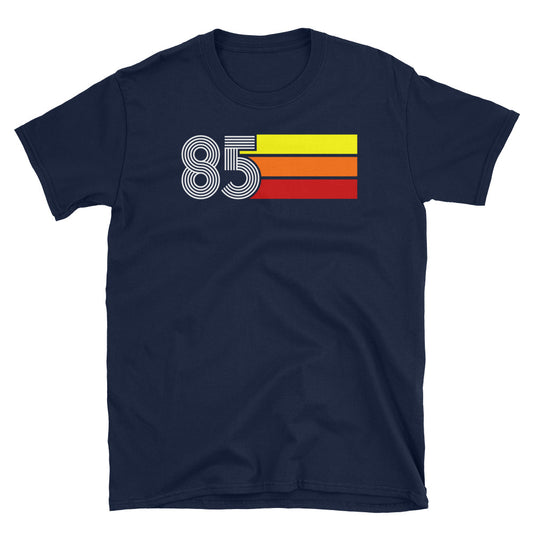 Retro Expo 1985 Men's Women's Short-Sleeve Unisex T-Shirt