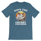 Save The Chubby Unicorns Funny Rhino Short-Sleeve Unisex T-Shirt - Styleuniversal