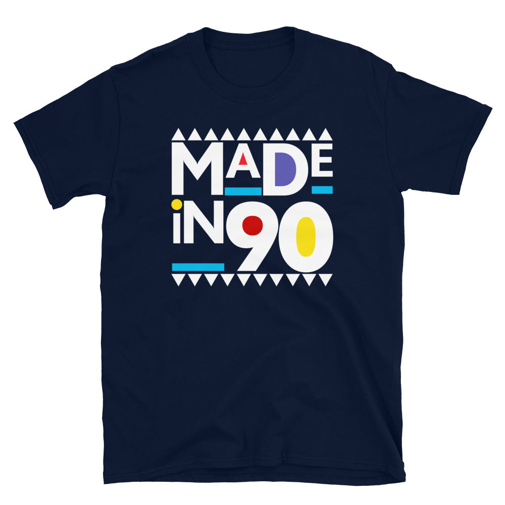 Made in 1990 Retro 90s Short-Sleeve Unisex T-Shirt