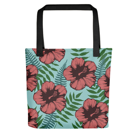 Tropical Flower Hibiscus Tote bag - Styleuniversal