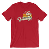 Vintage 1969 50th Birthday Men's Women's Short-Sleeve Unisex T-Shirt