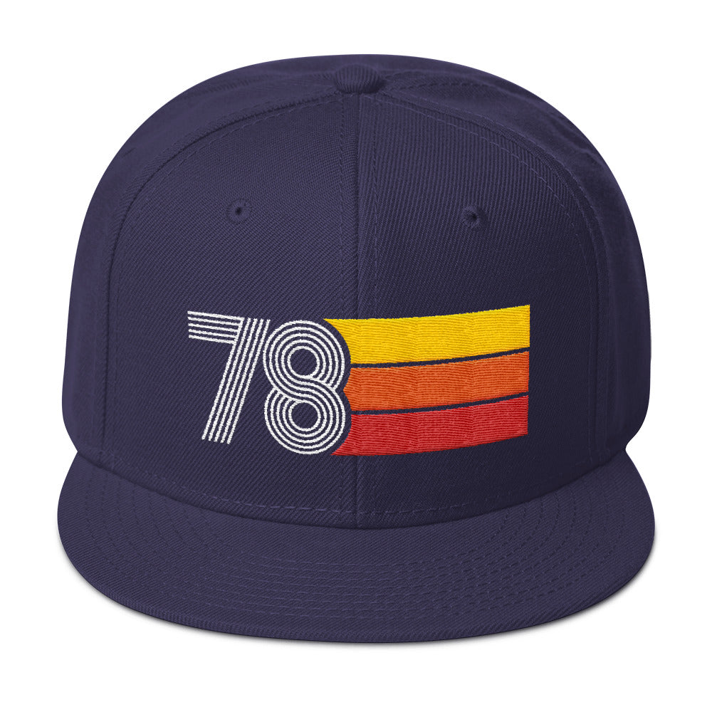 Vintage 1978 Retro Snapback Hat - Styleuniversal