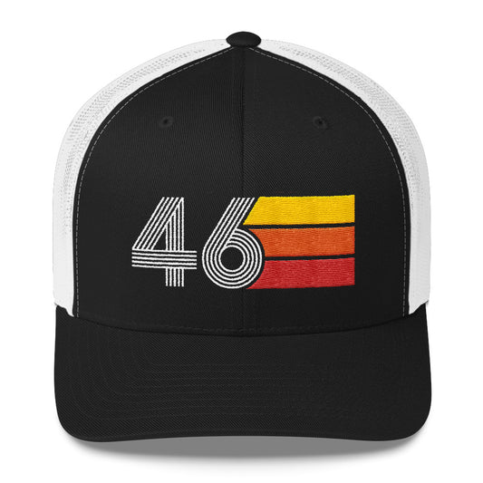 46 Birthday Retro Men's Women's Trucker Hat