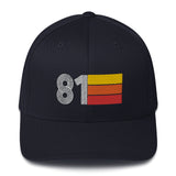 81 1981 fitted baseball cap