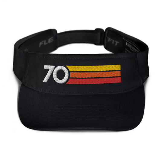 1970 RETRO BIRTHDAY ANNIVERSARY REUNION NUMBER 70 VISOR