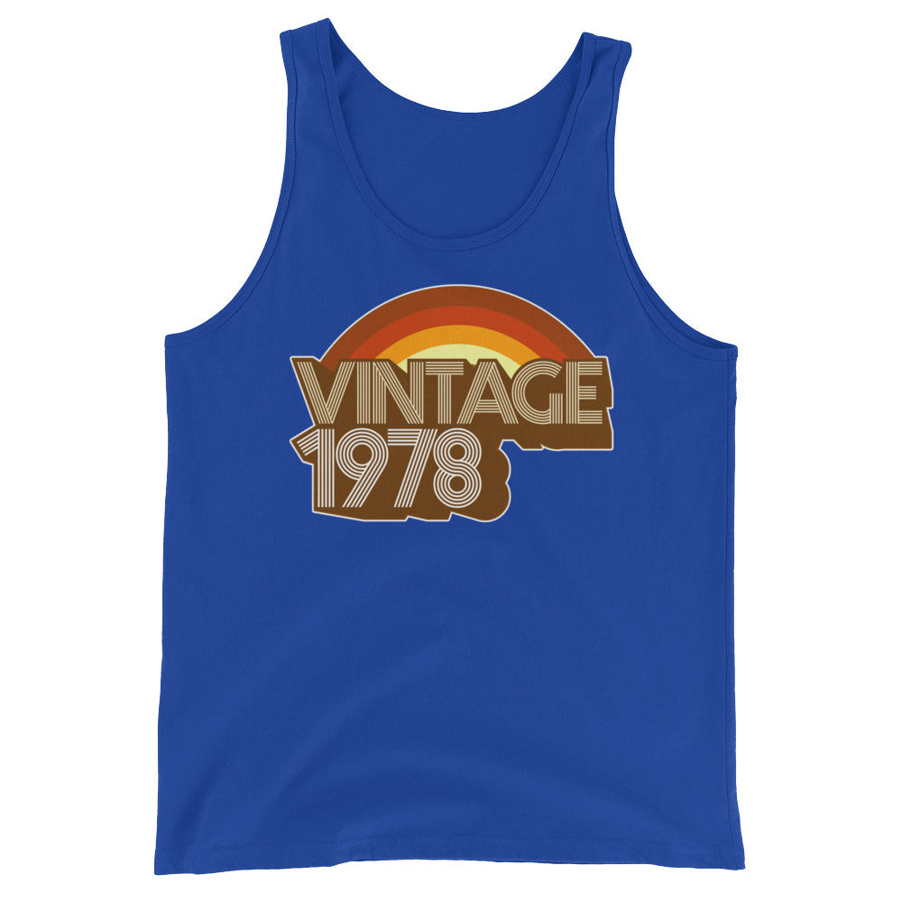 Vintage 1978 Retro Expo Unisex  Tank Top - Styleuniversal
