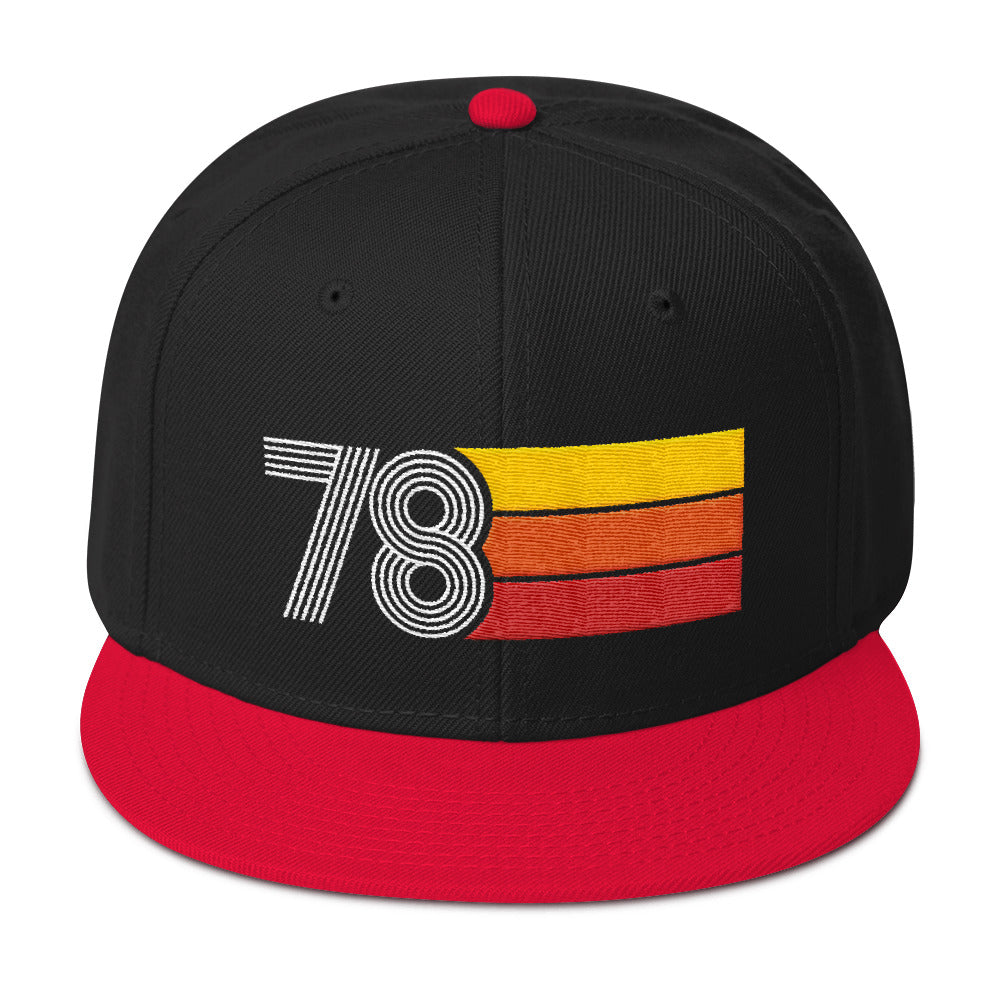 Vintage 1978 Retro Snapback Hat - Styleuniversal