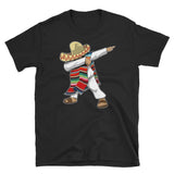 Mexican Poncho Sombrero Dabbing Short-Sleeve Unisex T-Shirt