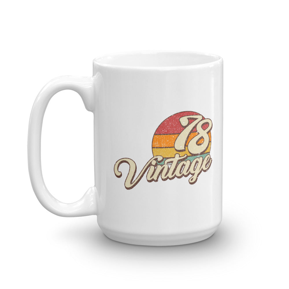 Vintage 1978 Birthday Mug - Styleuniversal