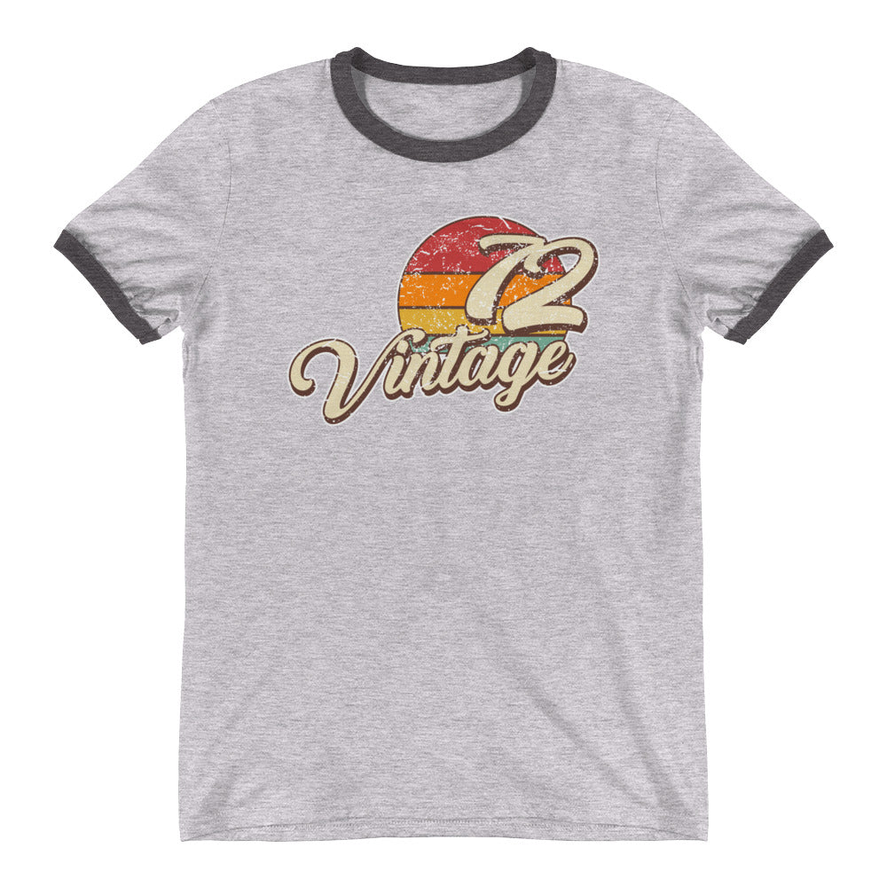 Vintage 1972 Retro Ringer T-Shirt