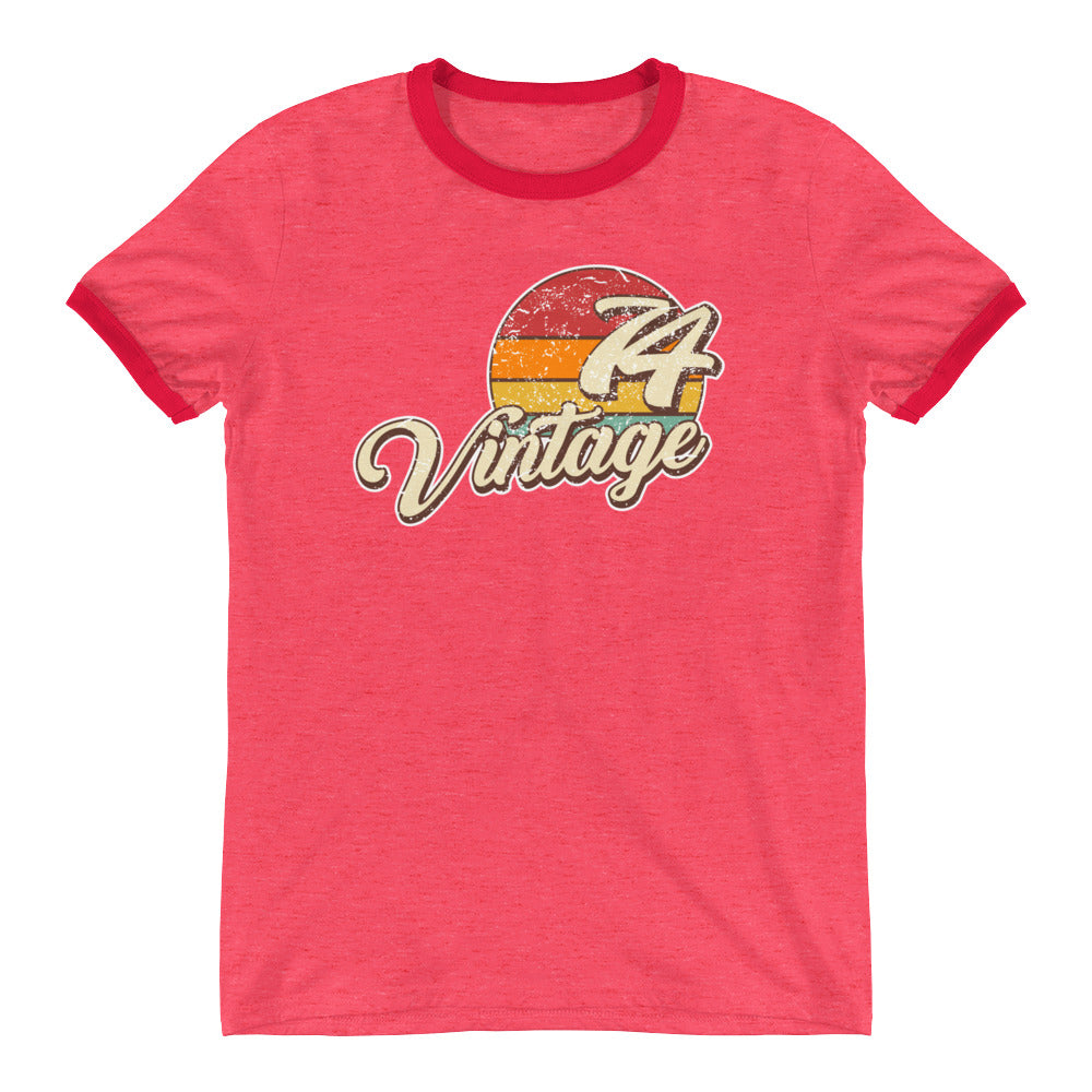 Vintage 1974 Retro Sunset Ringer T-Shirt