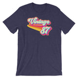 Vintage 1987 Retro Colors Short-Sleeve Unisex T-Shirt