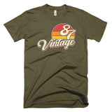 Vintage 1987 Retro Birthday Short-Sleeve T-Shirt - Styleuniversal